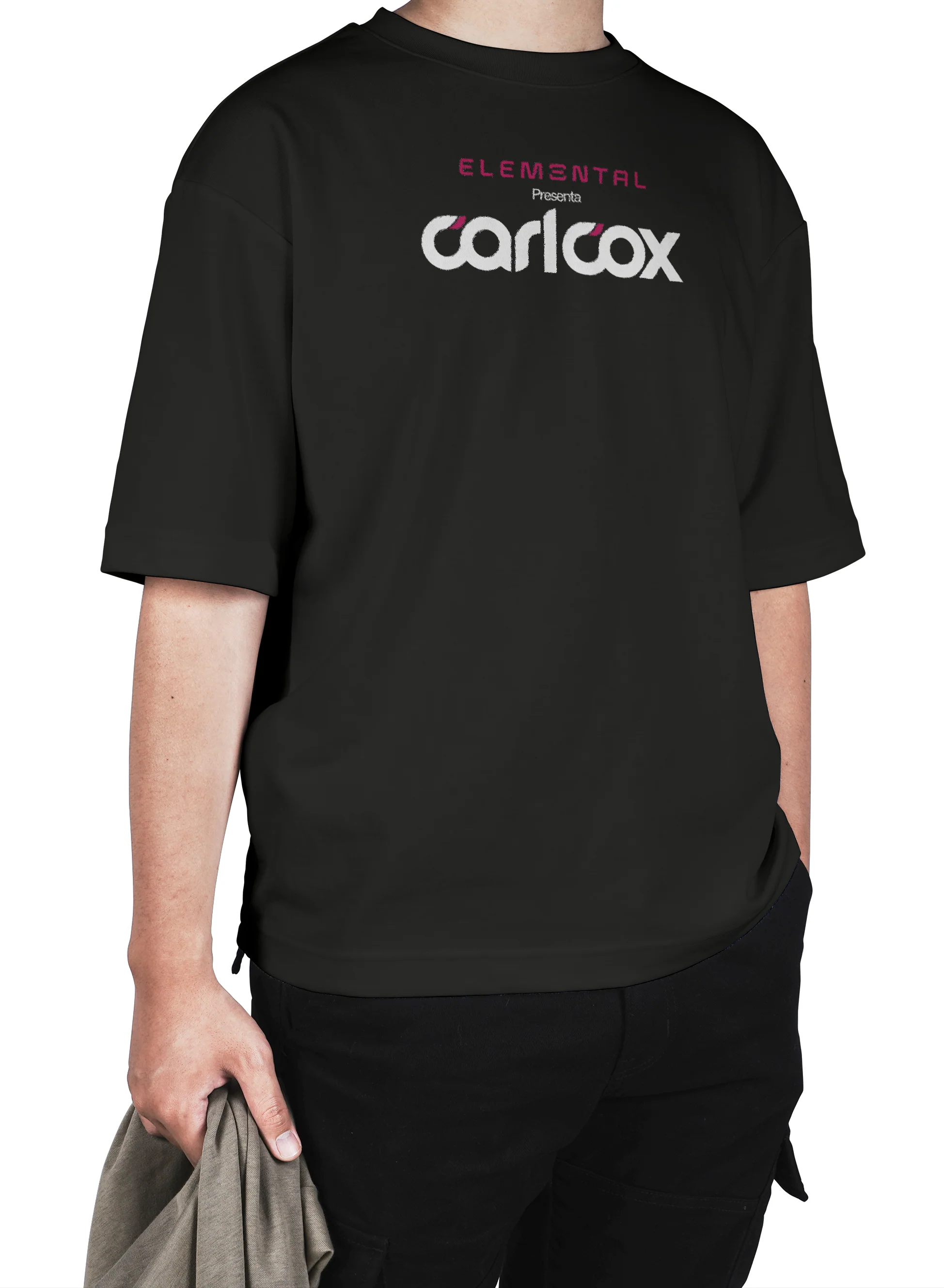 Camiseta Oversize Carl Cox Face 5 - Image 3