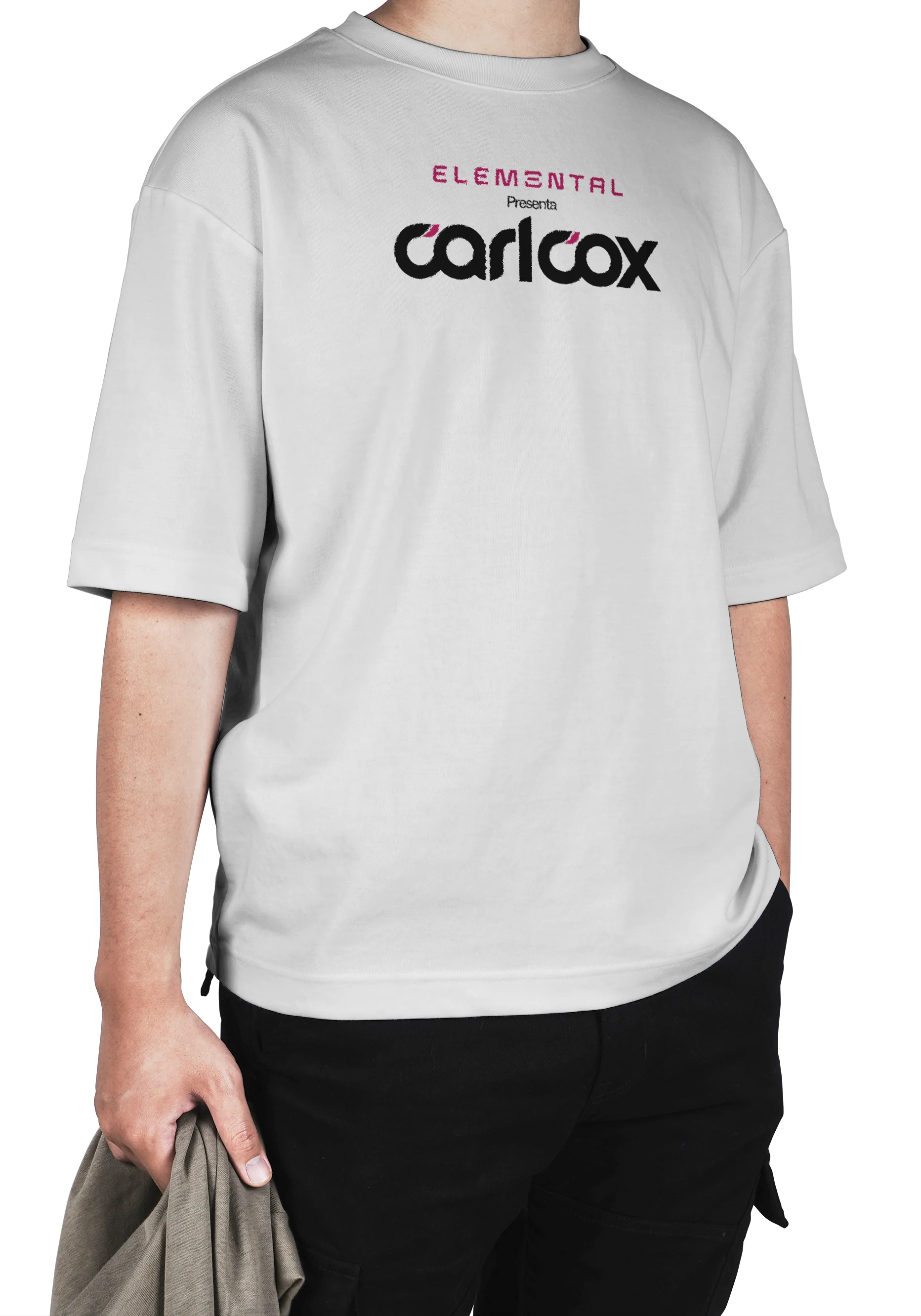 Camiseta Oversize Carl Cox Face 5 - Image 4
