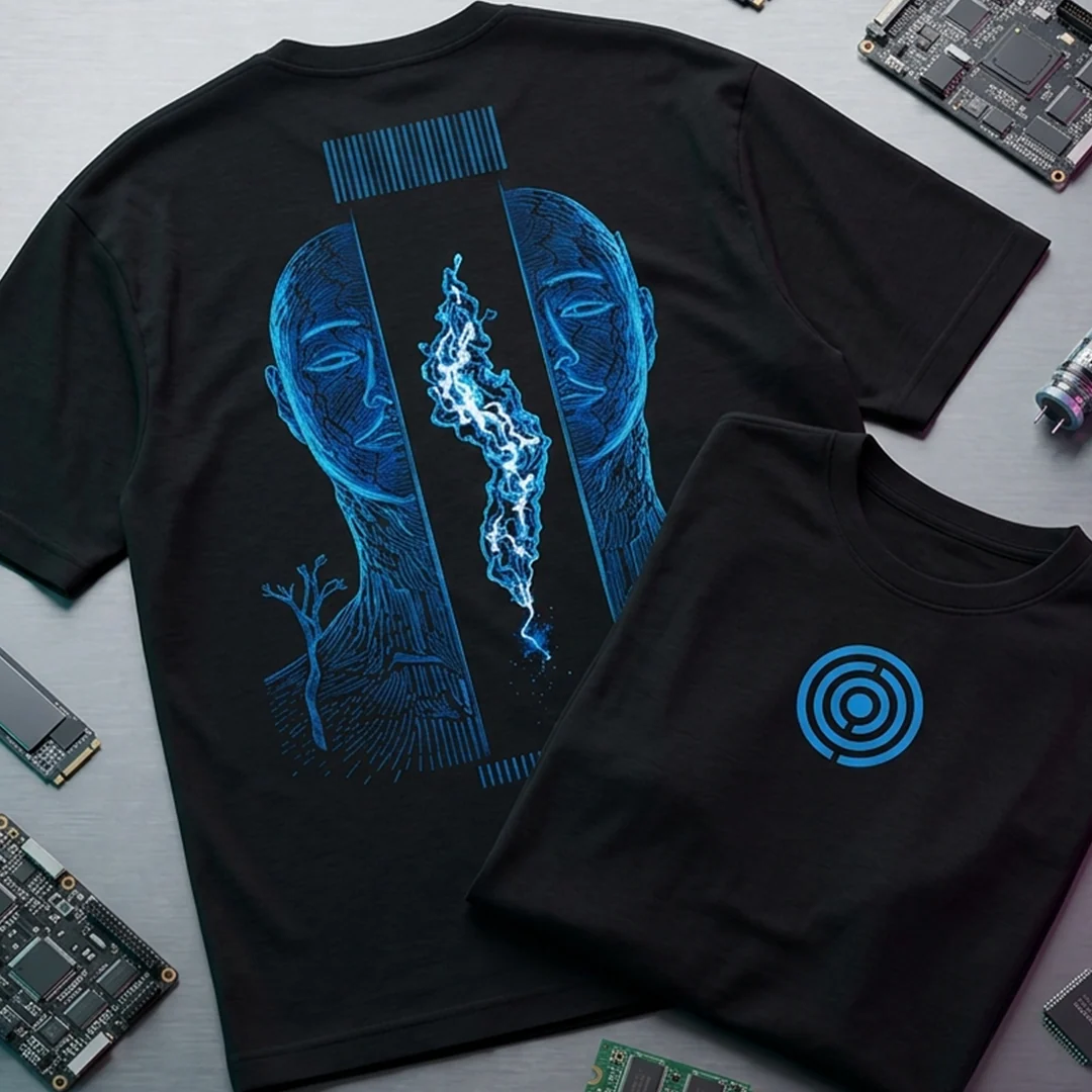 Camiseta Oversize Core Art Azul - Image 8