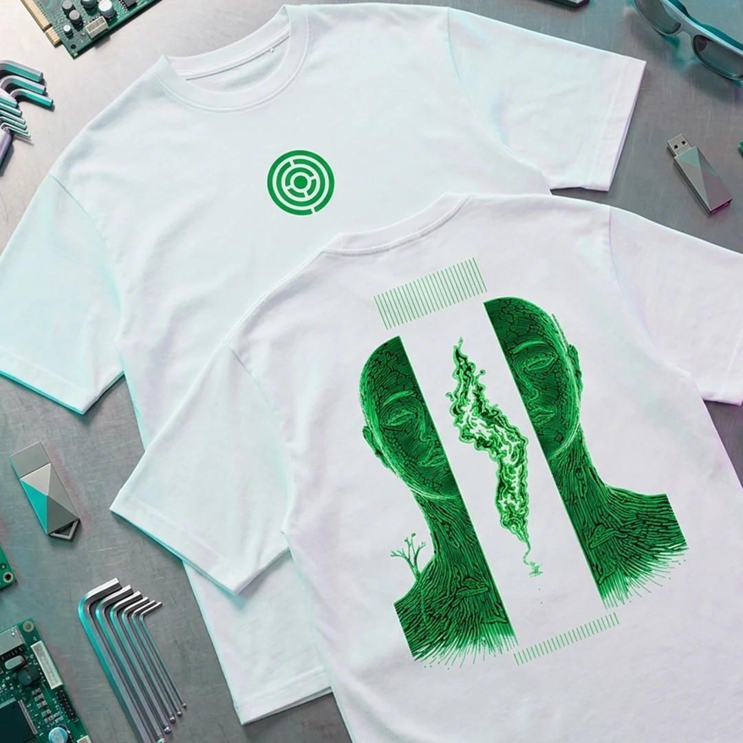 Camiseta Oversize Core Art Verde - Image 7