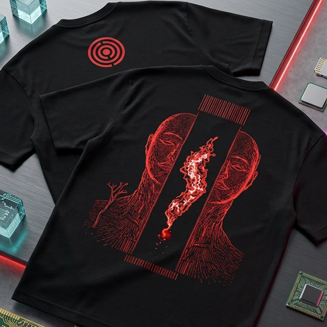 Camiseta Oversize Core Red Art 1 - Image 8