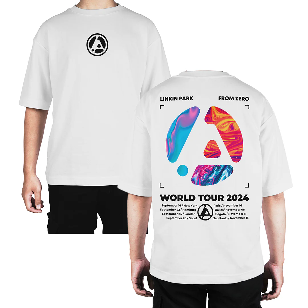Camiseta Oversize Linkin Park From Zero Tour - Image 2