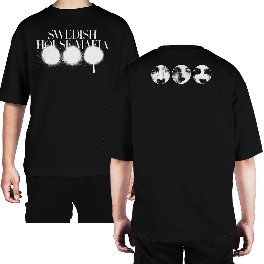 Camiseta Oversize Swedish House Mafia Logo Classic Back - Image 3