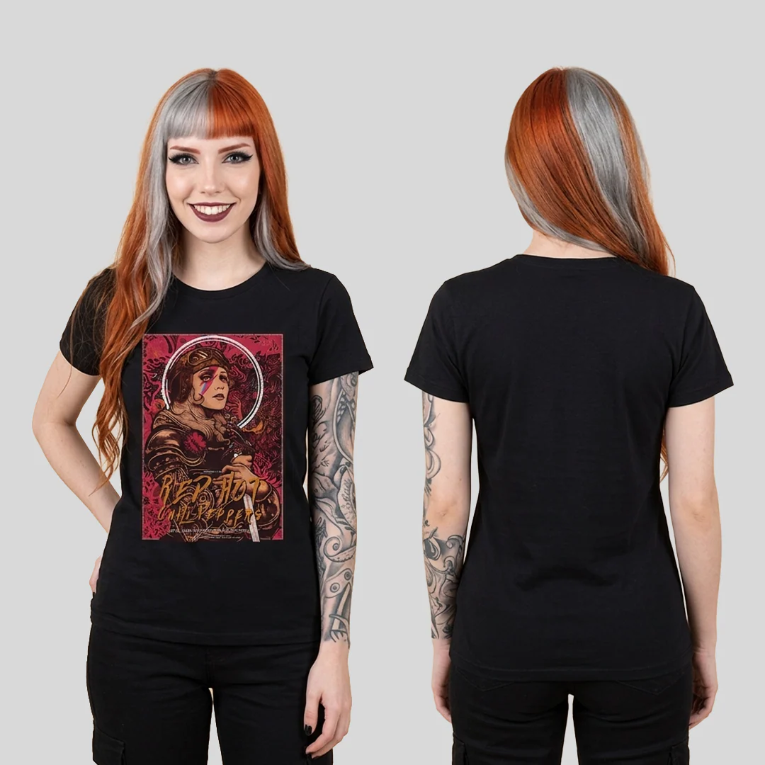 Camiseta Poster Style Red Hot Chilli Peppers RHCP mujer - Image 3