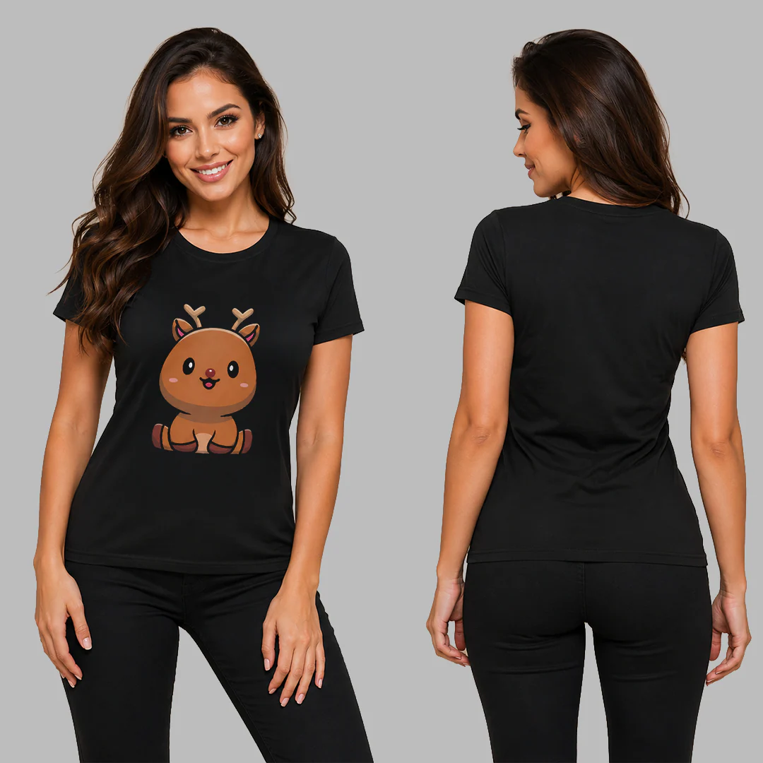 Camiseta Reno Navideño Karisma para mujer - Image 2