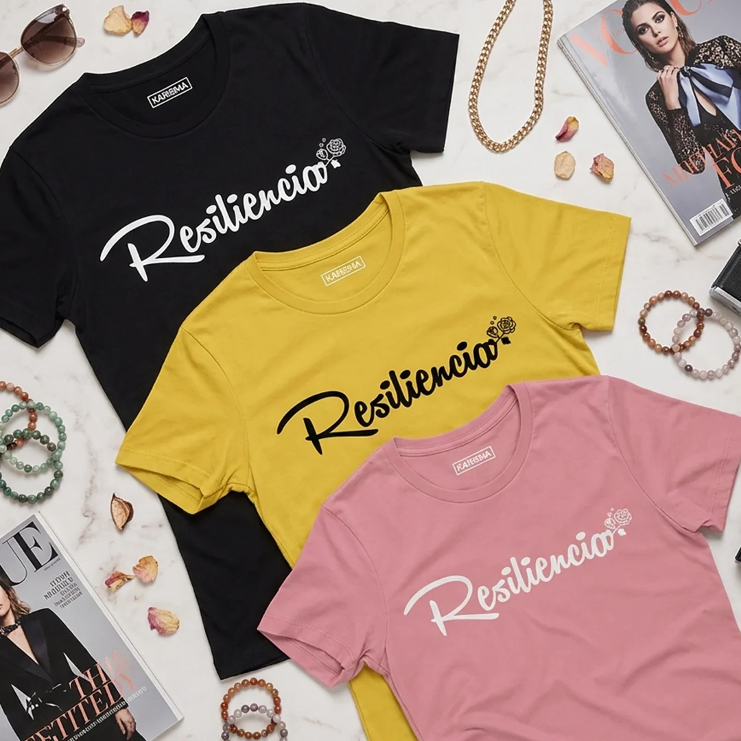 Camiseta Resilencia flor Karisma Para Mujer - Image 11