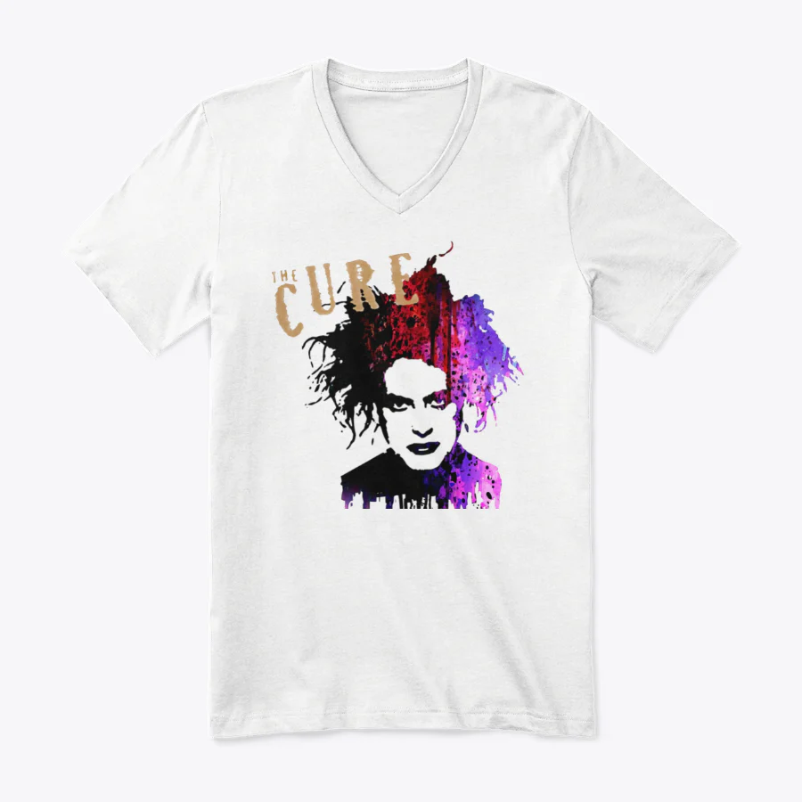 Camiseta The Cure cuello V Rock Style