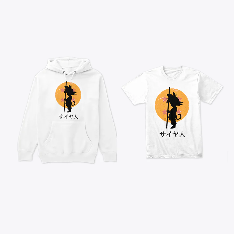 Combo Dragon Ball Goku Báculo: Buzo y Camiseta - Image 5