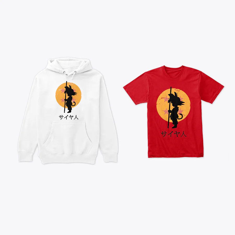 Combo Dragon Ball Goku Báculo: Buzo y Camiseta - Image 7