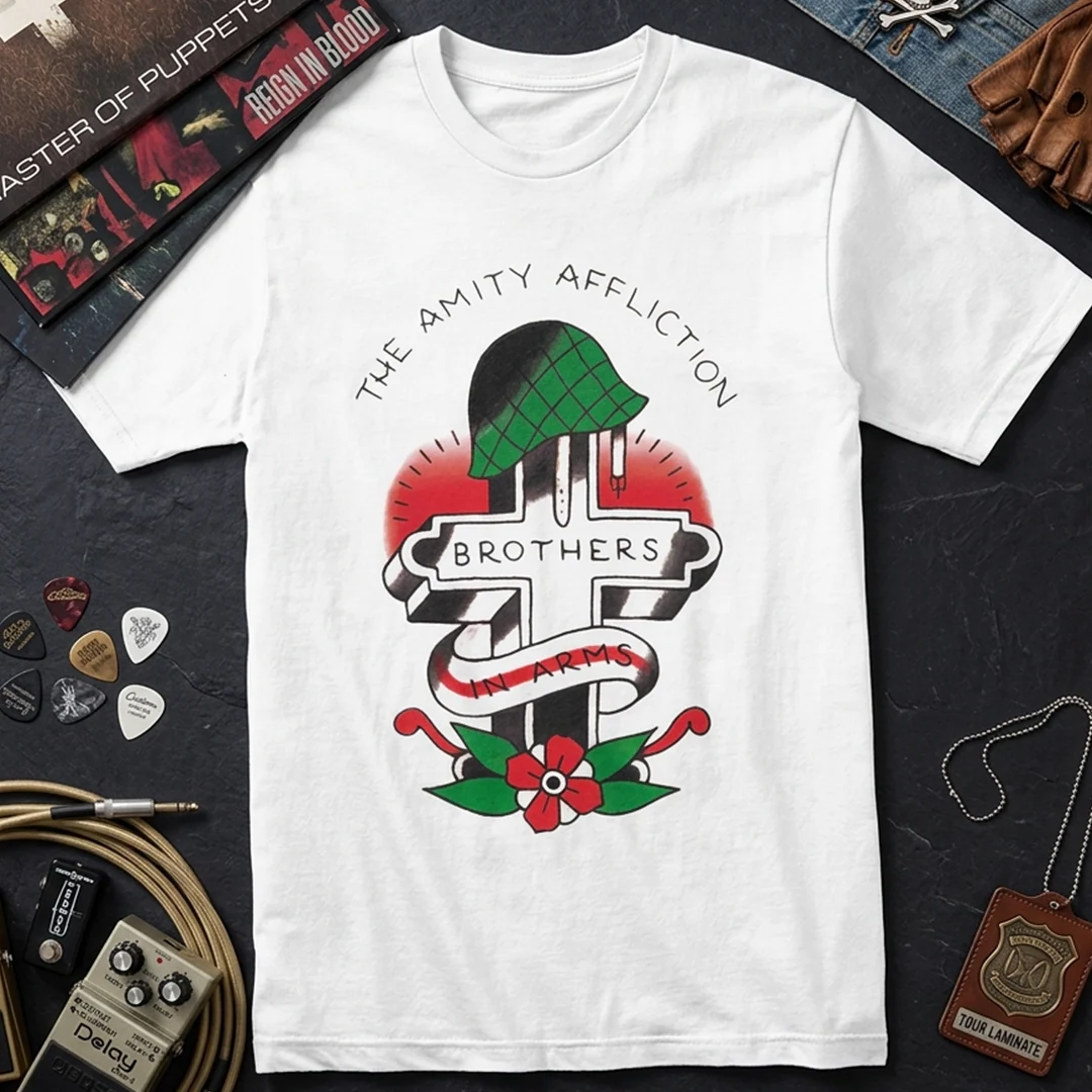Camiseta Algodón The Amity Affliction Brother in Arms - Image 3