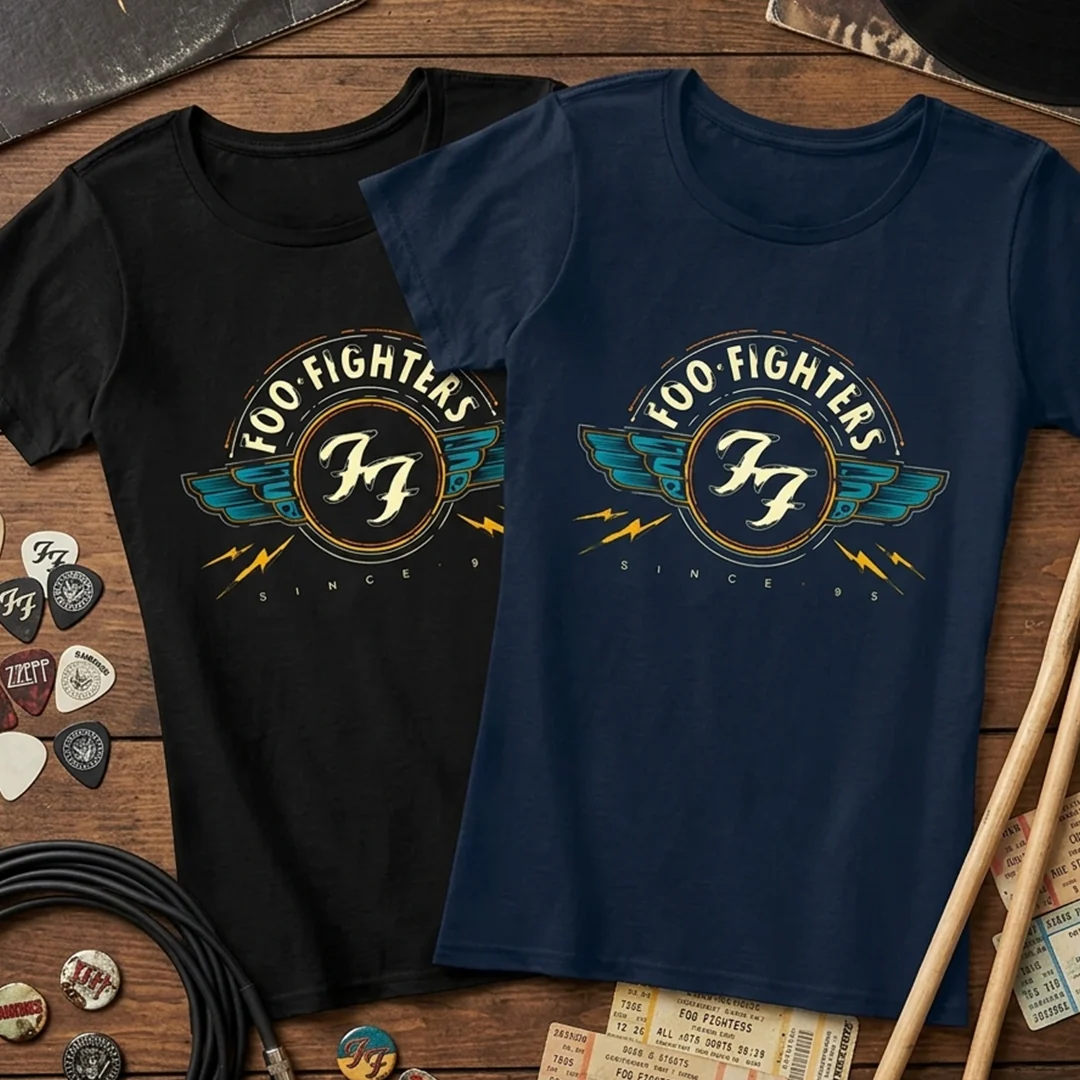 Foo Fighters Vintage Art Mujer - Image 4