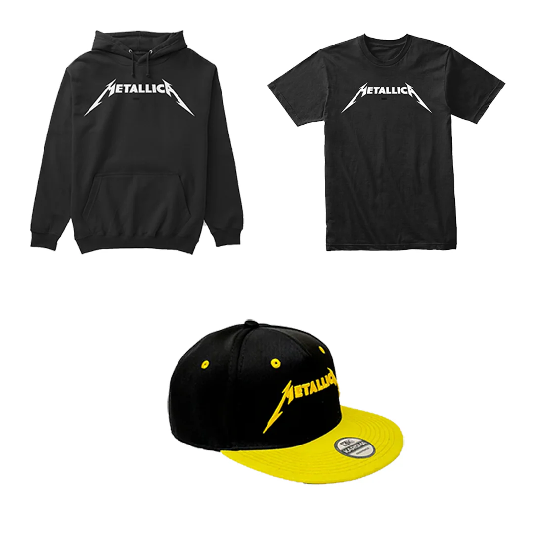 Combo Metallica Logo: Buzo, Camiseta y Gorra - Image 5