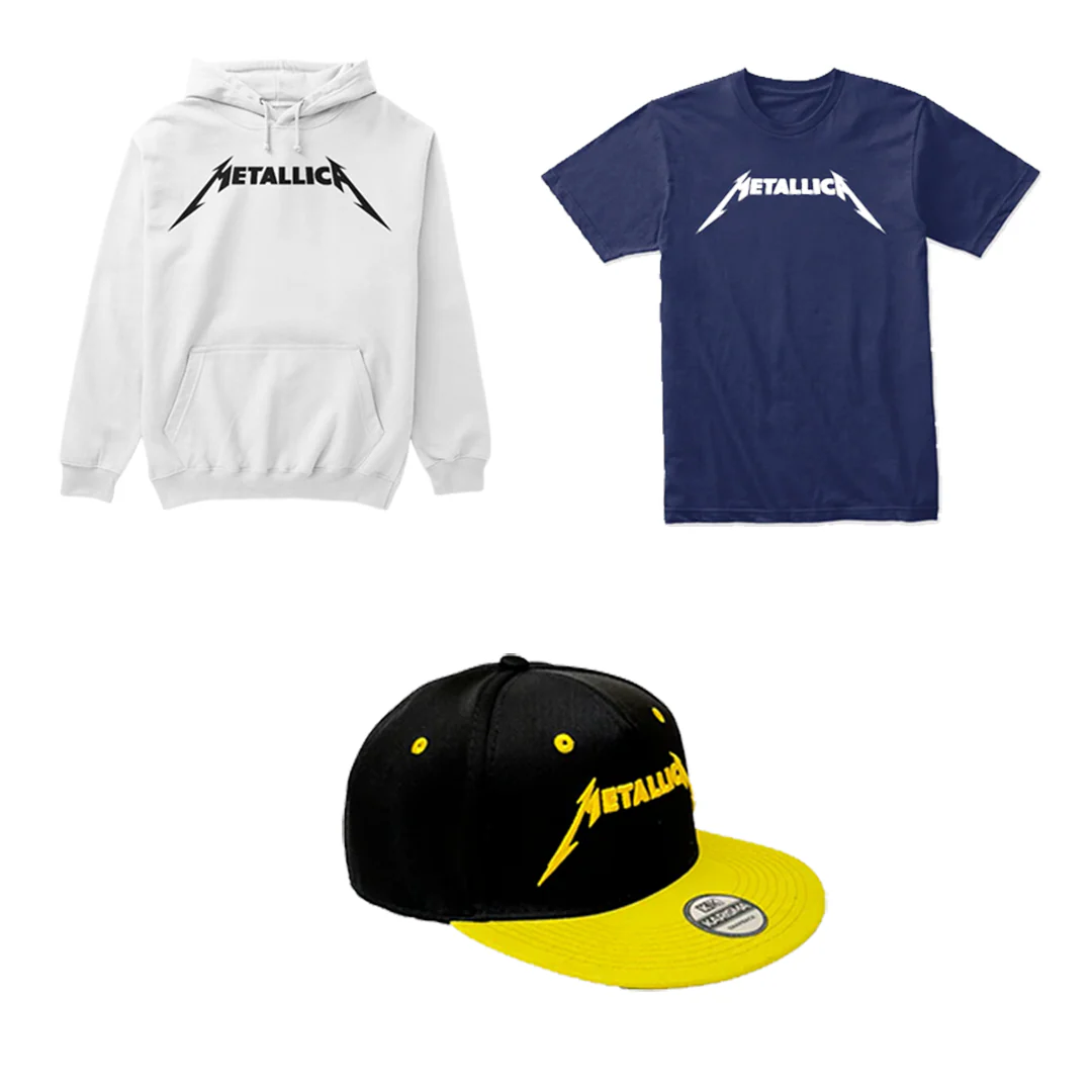 Combo Metallica Logo: Buzo, Camiseta y Gorra - Image 6