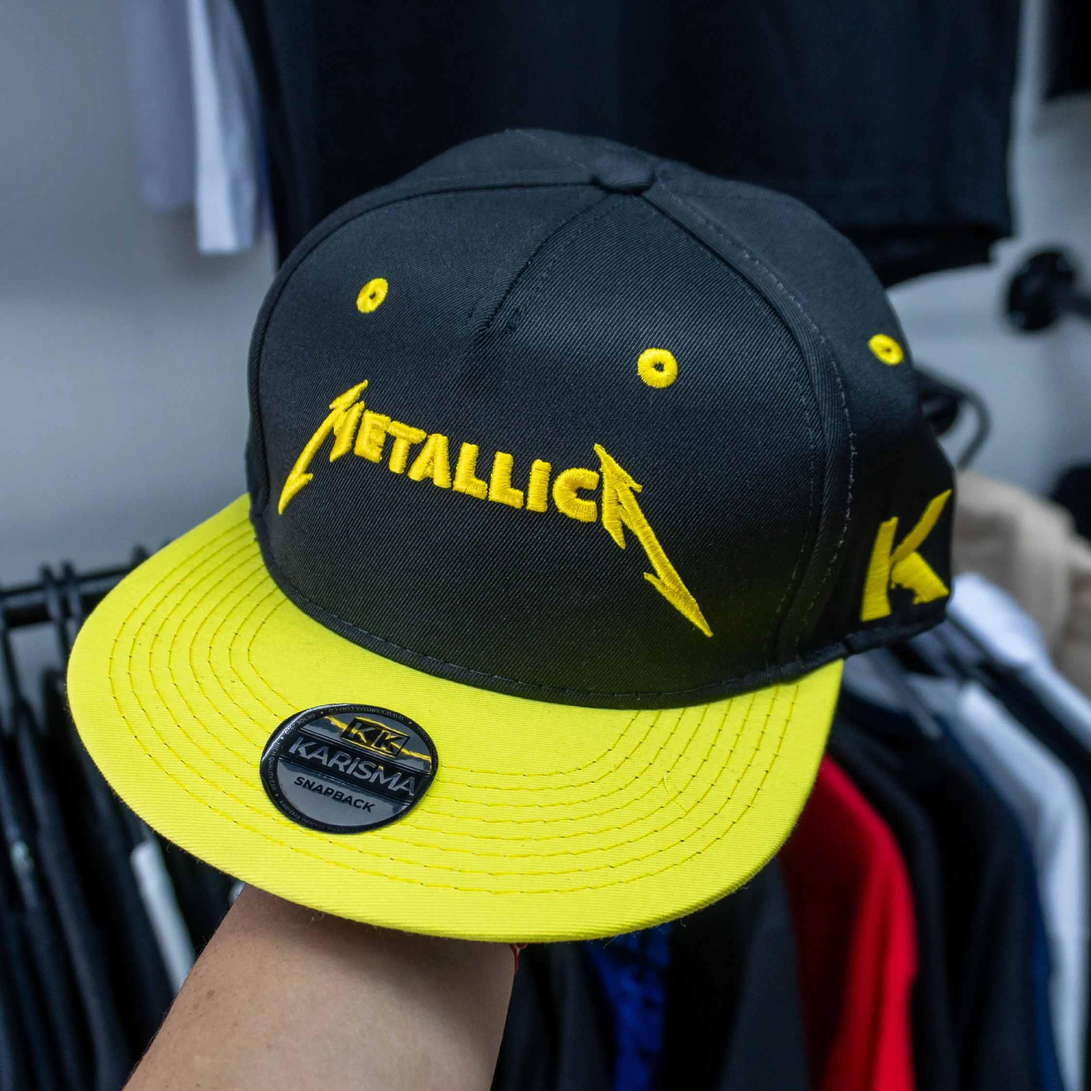 Gorra Snapback Metallica | Logo Premium Doble Tono | Karisma - Image 10