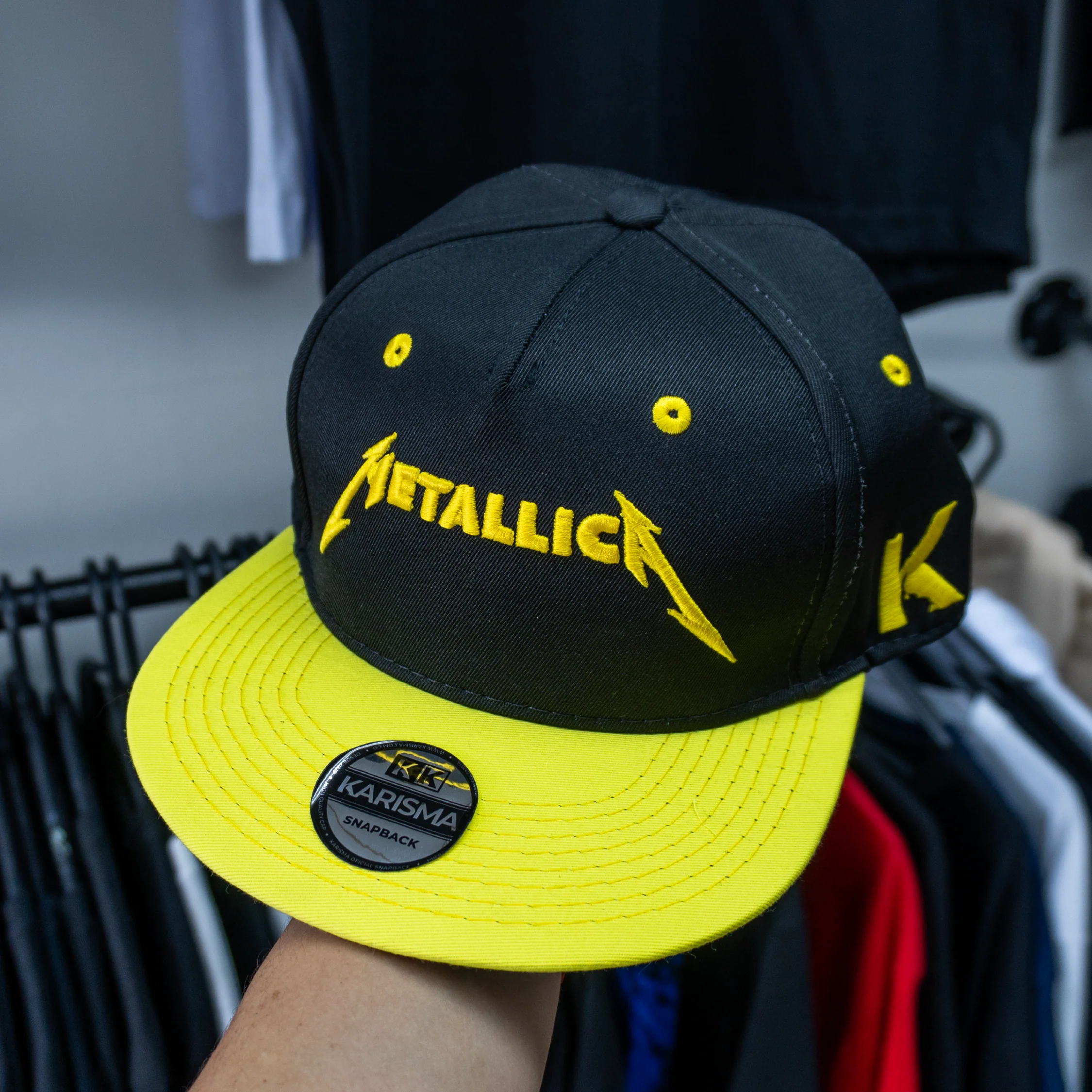 Gorra Snapback Metallica | Logo Premium Doble Tono | Karisma - Image 9