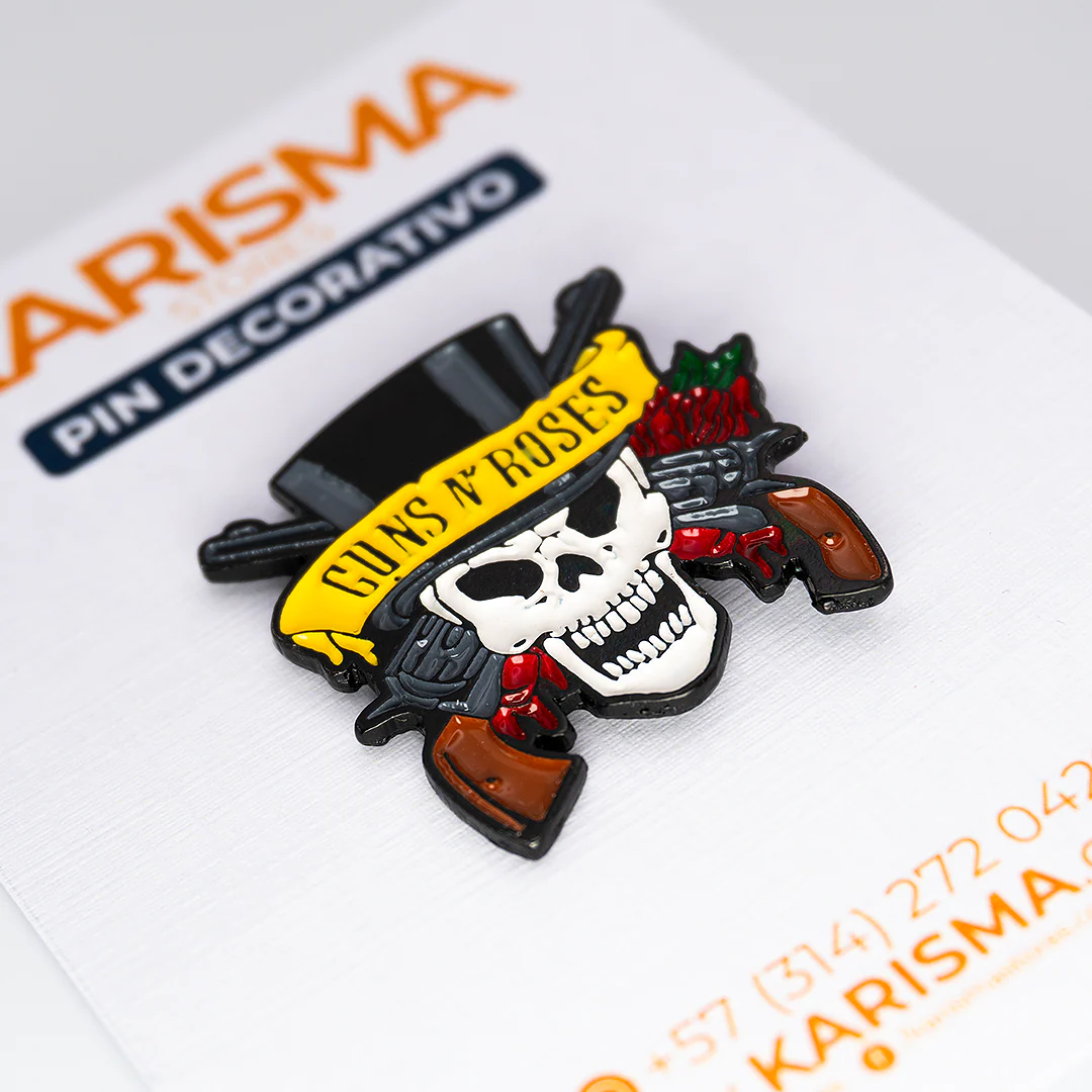 Pin Metálico Rock Guns and Roses - Image 3