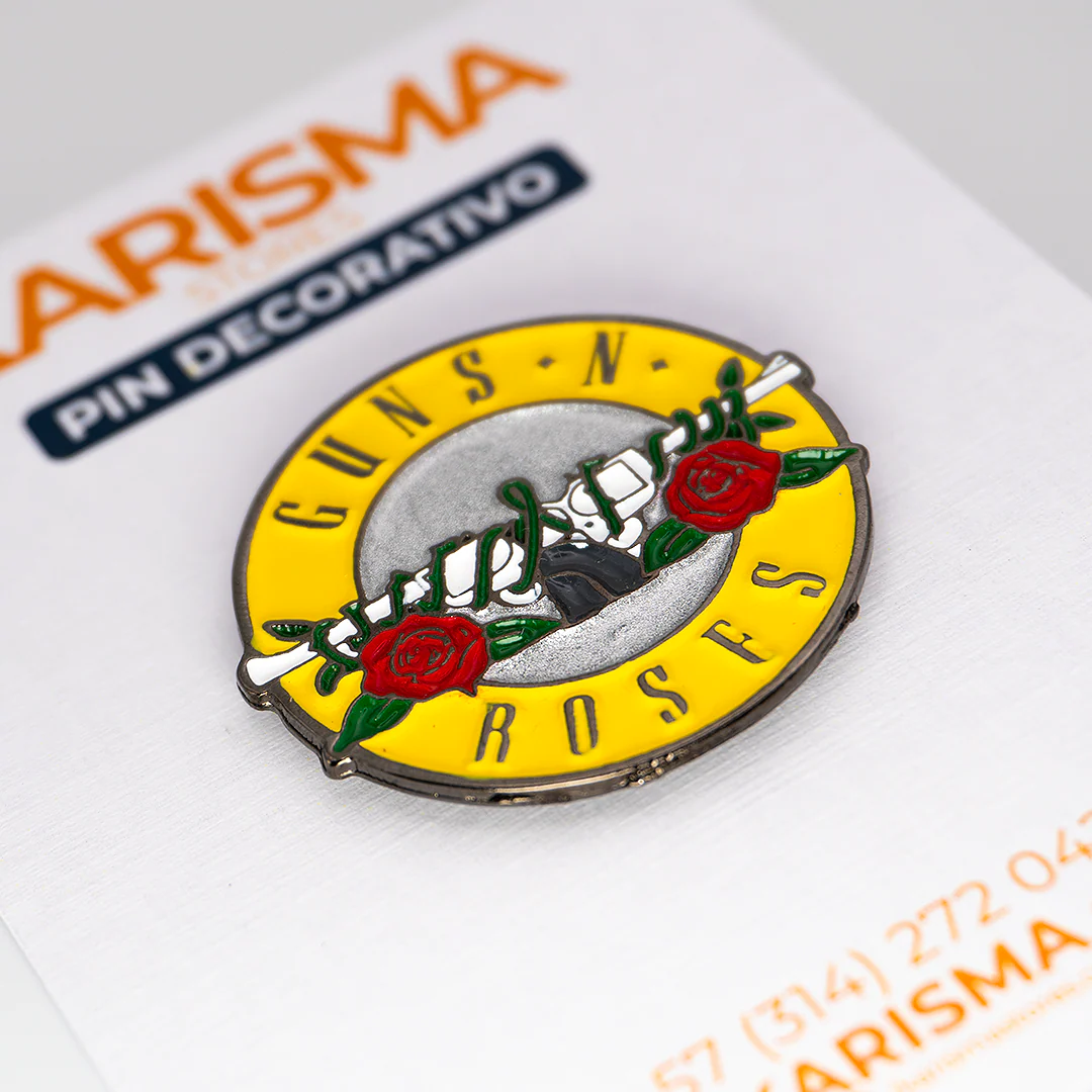 Pin Metálico Rock Guns and Roses Desgaste - Image 3