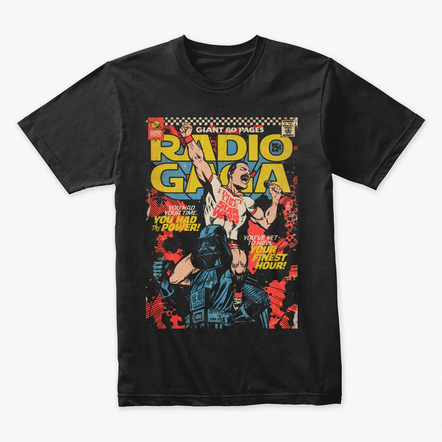 Camiseta Algodon Radio Gaga Art Queen