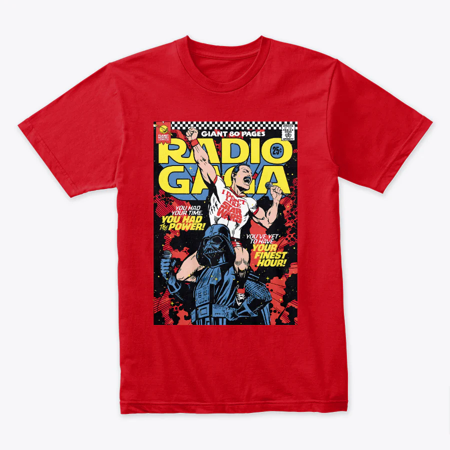 Camiseta Algodon Radio Gaga Art Queen - Image 6