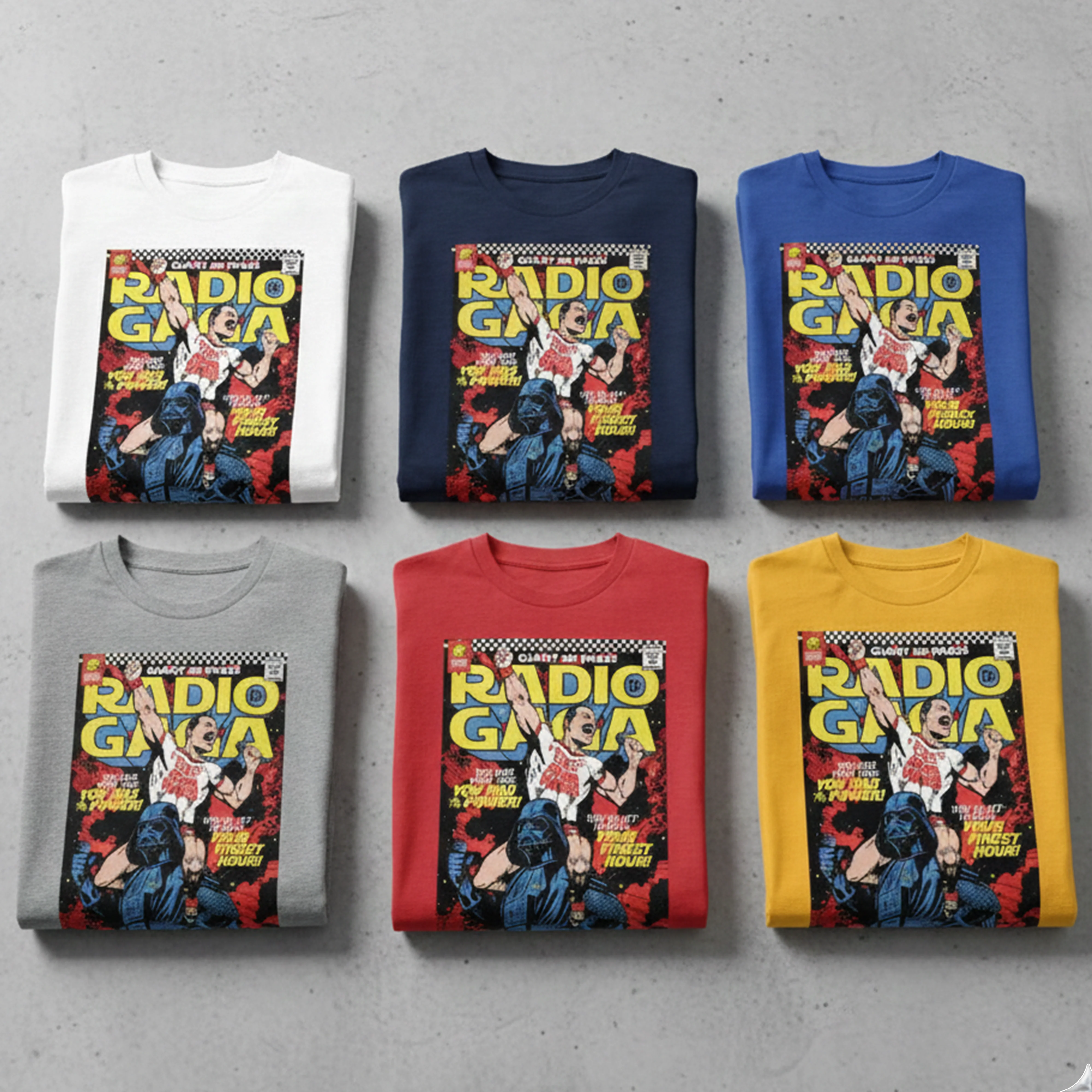 Camiseta Algodon Radio Gaga Art Queen - Image 8